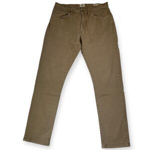 Flint‎ and Tinder Pants Men 30x30 Beige Slim Fit 5 Pocket Cotton